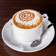 cup of cappuccino