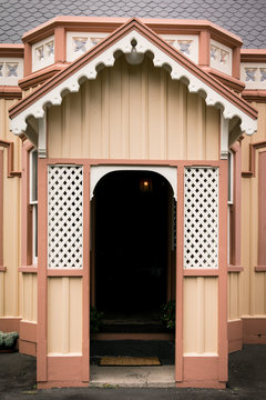 Carpenter Gothic Entrance