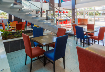 Modern lobby for five stars european resort hotel