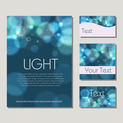 warm bokeh blurred background,