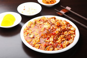 mapa dubu,Mapa Tofu, bean, spicy, chili oil, tofu © Macus