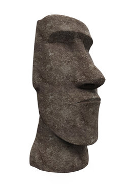 Premium Vector  Moai statue easter island statue from a splash of  watercolor colored drawing realistic