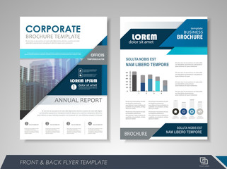 Naklejka na ściany i meble Corporate and business brochure templates