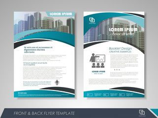 Brochure layout design template