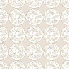 Polka dot seamless pattern. Print. Repeating background. Cloth design, wallpaper.