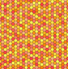 Hexagon pattern. Seamless vector pattern