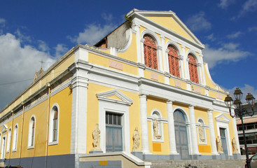 Fototapeta na wymiar Basilika von Pointe-a-Pitre, Guadeloupe, Karibik