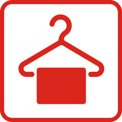 cloakroom icon, for milling