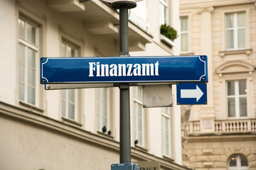 Naklejka premium Schild 192 - Finanzamt