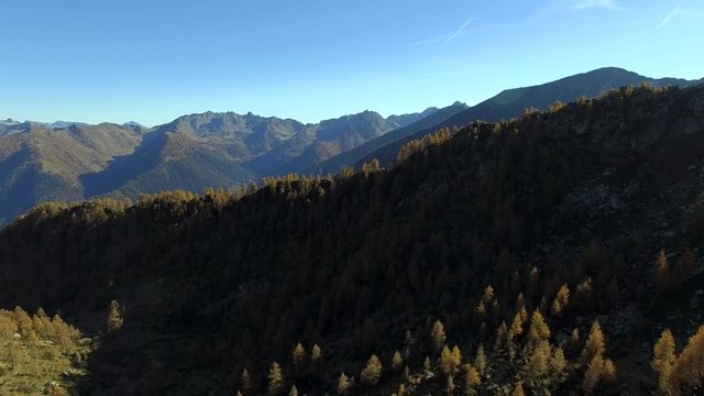 Aerial 4k - Valgerola (IT) - Vista aerea dal Monte Rosetta