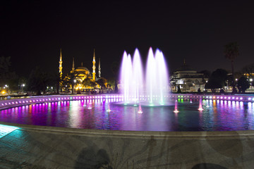 Fototapeta na wymiar a night in istanbul