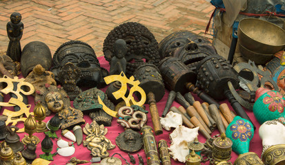 Handicraft at market in Kathmandu, Nepal