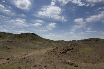 Das Hügelland der mittleren Mongolei