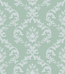 Vintage Baroque damask pattern