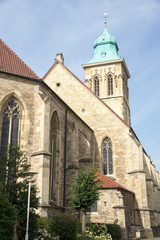 Fototapeta na wymiar Kirche St. Martini in Münster, Nordrhein-Westfalen