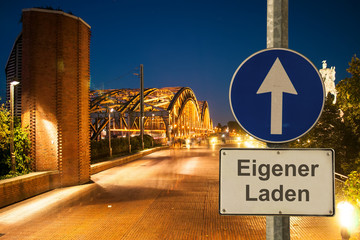 Schild 189 - Eigener Laden