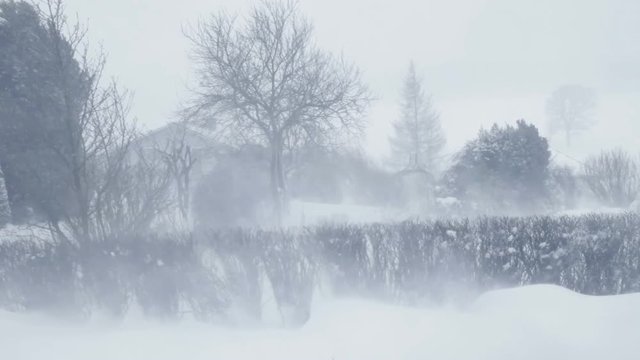 Video of a snow storm in austria
