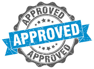 approved stamp. sign. seal
