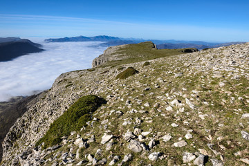 Fototapeta na wymiar Monte Beriain, sierra de Andía (Navarra)