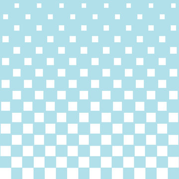 Abstract Geometric Hipster Fashion Halftone Blue Square Pattern