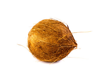 Coconut isolated on white background