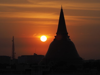 Obraz premium Phrapathom Chedi