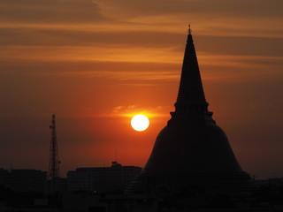 Obraz premium Phrapathom Chedi