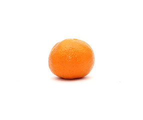 Ripe mandarin citrus isolated tangerine mandarine orange on whit