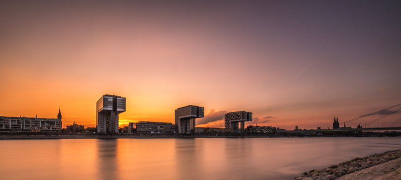 K&ouml;ln Sonnenuntergang