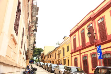 Historical Buildings around Tap Seac Square, Macau