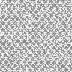 Seamless pattern silver shiny squama
