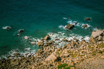 A beautiful landscape on Cabo da Roca in Portugal