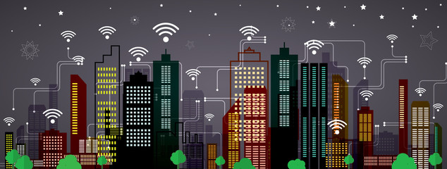 Internet of things in the night city - 131717626