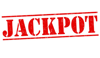 Jackpot sign or stamp