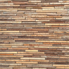 The walls and floors are wood
