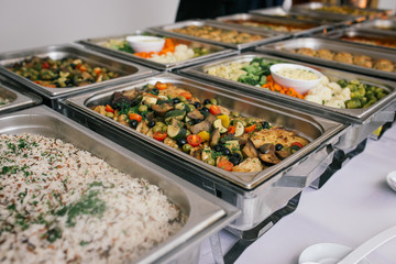 catering wedding food buffet