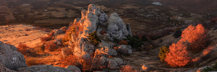 Crimea.  A beautiful panoramic view