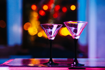 colourful cocktail with splashes
