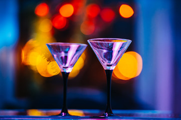 colourful cocktail with splashes