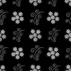Flower seamless pattern