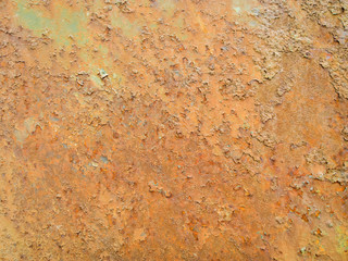 Rusty metal.