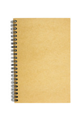Spiral Notebook isolated on white background
