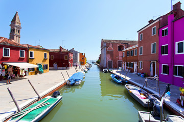 Naklejka na ściany i meble Burano island, Venice, Italy