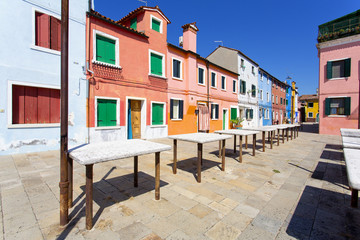 Burano island, Venice, Italy