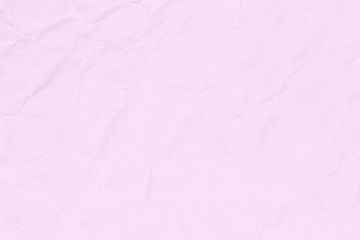 Crumpled light purple paper texture or paper background for design with copy space for text or image.