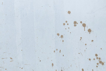 white wall cement dirty with muddy splashing