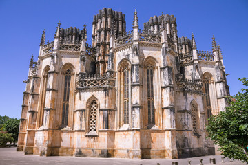 Fototapeta na wymiar View of Monastery Batalha, Portugal