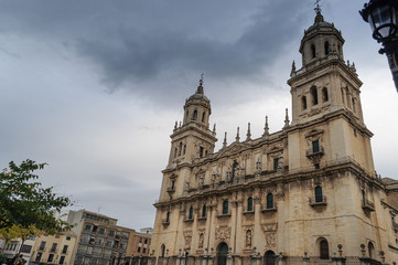 Fototapeta na wymiar Catedral renacentista de la Asunción de Jaén , España