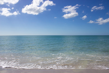 Beautiful Beach on Sunny Day