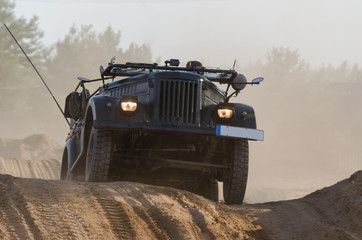 Fototapeta premium MILITARY CAR